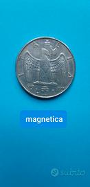 Moneta 1 lira 1940 Vittorio Emanuele III magnetica