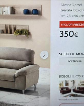 divano 3 posti