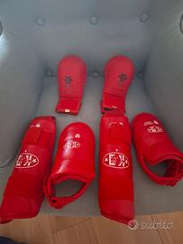 Nr.2 Set protezioni Karate per bambini