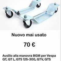 Carrello sposta scooter vespa