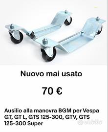 Carrello sposta scooter vespa