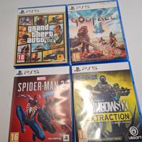 🎮 Giochi PS5 originali – GTA V, Spider-Man 2, God