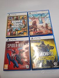 🎮 Giochi PS5 originali – GTA V, Spider-Man 2, God