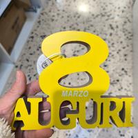 targhetta festa della donna