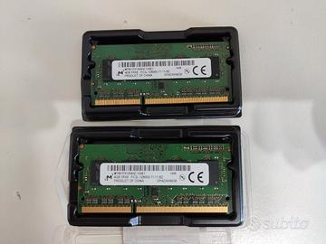 memoria RAM PC portatili 2x4GB (8GB)