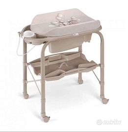 fasciatoio pieghevole con vasca cam