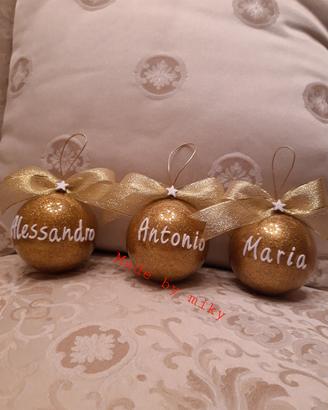 Palline di Natale personalizzate