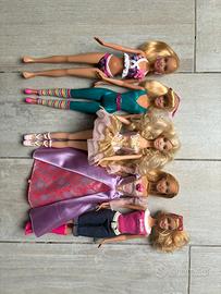 lotto bambole barbie