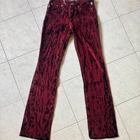 Pantaloni Versace Jeans Couture in Velluto a coste