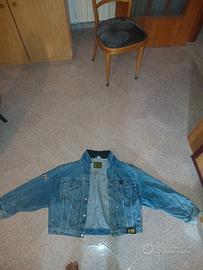 Giacca anni 90 in jeans, bat cover 