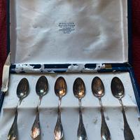 Cucchiaini argento 800 antichi mai usato