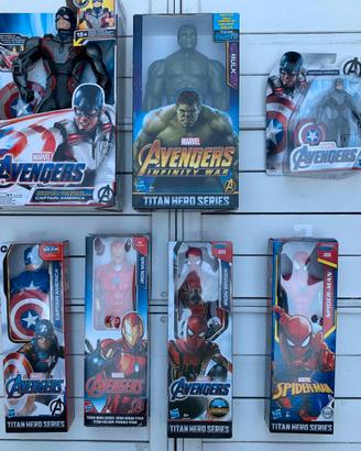The Avengers Marvel Capitan America Hulk Spiderman