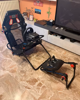 POSTAZIONE NEXT LEVEL RACING GT LITE+VOLANTE G 923