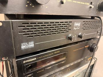 Amplificatore finale stage line STA500 200w x 2