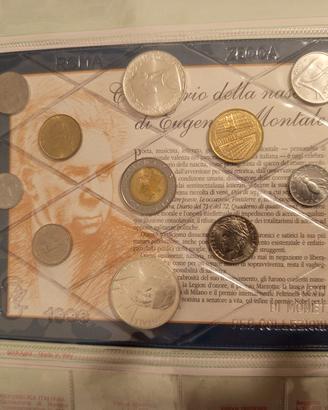 serie divisionale monete italiane 1996 Montale