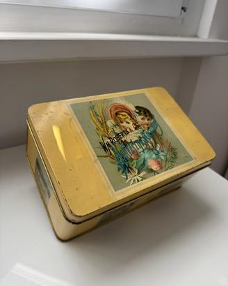 Scatola in latta littografata Wm. Roberts & Co.