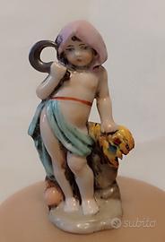 statuine 4 stagioni porcellana Capodimonte 