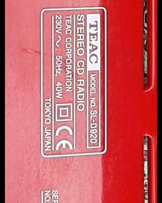 radio teac sld920 