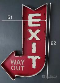 Targa in metallo Maison du Monde