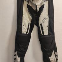 Pantaloni moto nero/grigio