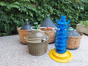 Kit imbottigliamento vino damigiane