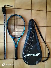 racchetta da tennis, per adulti ,blu usata .