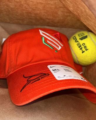 Cappellino Nike autografato Sinner