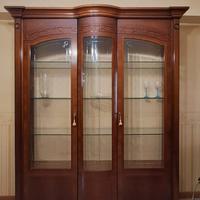 VETRINA SALOTTO CON TAVOLO SEDIE DIVANO E POLTRONE