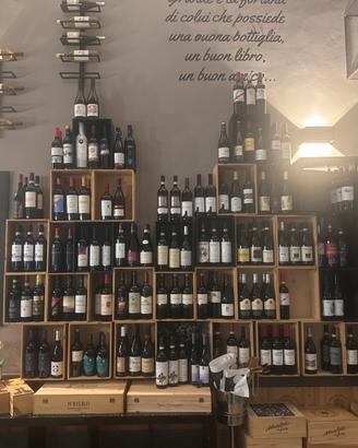 Scatole legno parete vino