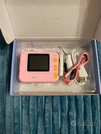 Fotocamera istantanea digitale rosa per bambini