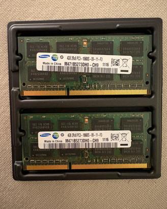 2 x 4GB 2Rx8 PC3- 10600S