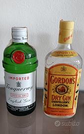 2 bottiglie GIN vintage