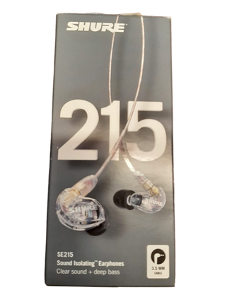 Auricolari * SHURE SE215 TRASPARENTI