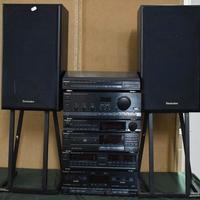 Impianto stereo giradischi