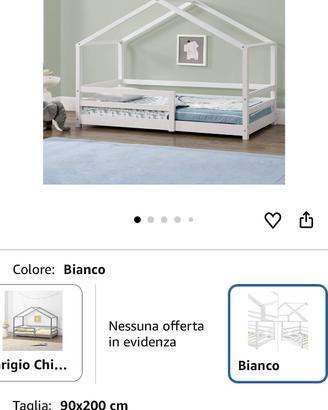 Lettino montessori Casetta