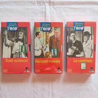 "Il Grande cinema di Totò" set 3 videocassette