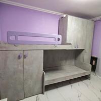 Cameretta a soppalco moderna – 3 posti letto