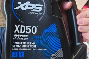 3x Olio evinrude / johnson XD50 senza aprire