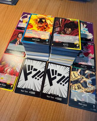 Lotto carte one piece