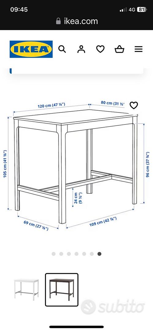 EKEDALEN Panca, bianco - IKEA Italia