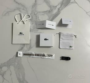 Bracciale Lacoste in acciaio uomo