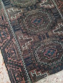 antico tappeto persiano kaskai misura 1,38x,0,98