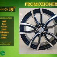 Cerchi in Lega Mim da 15" a 19" Varie vetture