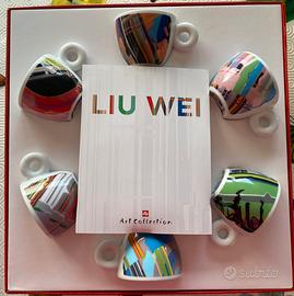 Illy  art collection Liu Wei 6 cups espresso
