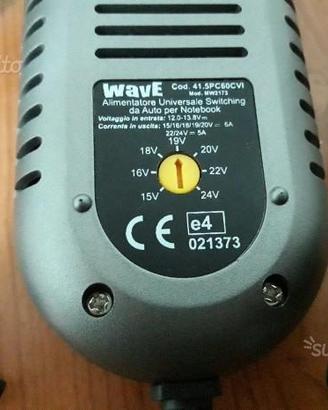 Alimentatore da auto regolabile