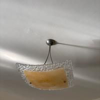 Lampadario a soffitto  di vetro