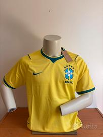 Maglia Calcio Brazile Gialla Nike Nuova