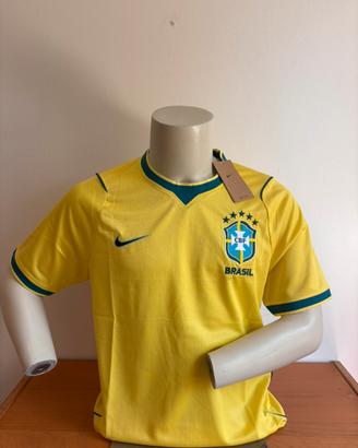 Maglia Calcio Brazile Gialla Nike Nuova