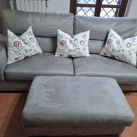 Divano 4 posti Poltrone Sofa (mod Arvigo) + pouf