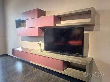 Parete attrezzata sospesa Orme Day Outlet